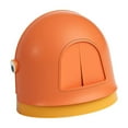 thumbnail image 2 of DOLITY Enclosed Cat Litter Box, Kitten Litter Box Covered Cat Litter Tray Cat Potty Orange, 2 of 9
