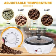 TOPCHANCES 110V Coffee Roaster Machine 800g Capacity Non-stick Electric Coffee Beans Roasting Baker 800W