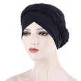 thumbnail image 6 of Miaocao African Women Turban Caps Beanie Twist Headscarf Pre Tied Double Braid Headwrap Hat, 6 of 8