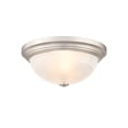 thumbnail image 2 of Millennium Lighting  Metal 3 Light Flush Mount Ceiling Fixture in Multiple Finishes Satin Nickel Satin Nickel, 2 of 4