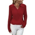 thumbnail image 3 of Suéter de mujer, suéter de punto para mujer, suéter de punto de otoño, tecnología avanzada superior para mujer, 3 of 5