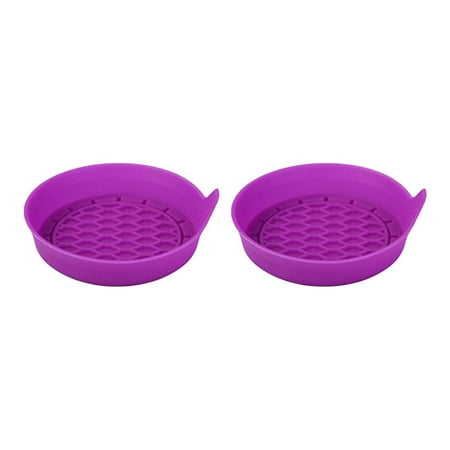 

UOYOTT 2PCS Silicone Cup Holder Mat Drink Cup Mat Bright Colors Strong Durability √λ ~л X4E3