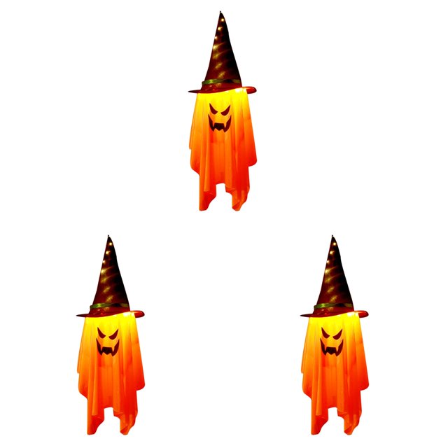 Décorations de Fête Lampe avec Jupe Fluide - Éclairage Intérieur Extérieur pour Réunions Festives, Lot de 3
