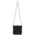 thumbnail image 5 of Vangoddy Women's Gran Sta Floral Punch Pattern Purse with Removable Chain Cross-Body Strap Black, 5 of 5