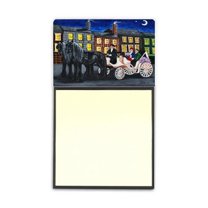 Caroline's Treasures AMB1409SN City Carriage Ride Horse Sticky Note Holder, Large, multicolor