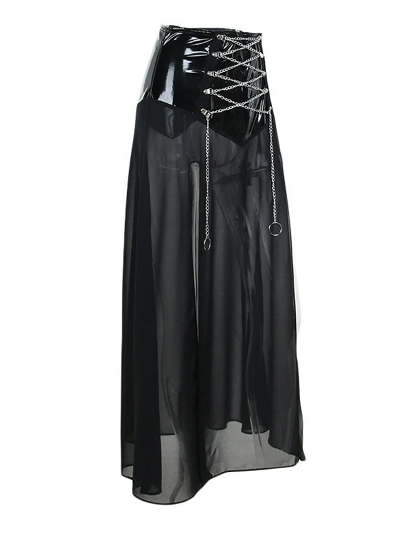 【新品】Lig. Sheer volume skirt 黒 M sheer volume skirt | Lig.