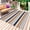 Navy Blue, Orange, Grey, variant on Orange Grey Striped Outdoor Rug 5x8 Ft - Reversible Patio Rug Outdoor Camping Rugs, Farmhouse Stripes Modern Abstract Art Indoor Outdoor Area Rugs, Non-Slip Outdoor Carpet Runner for Deck/Porch