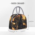 thumbnail image 2 of Fotbe Sunset Meditating Doberman Bolsa de Almuerzo con Estampado, Lonchera Aislada, Contenedor de Comida Reutilizable Tipo Cooler a Prueba de Fugas, 2 of 6