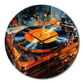 thumbnail image 2 of Designart "Resonating Rhythms on Vinyl Records I" Music Oversized Wall Clock, 2 of 5