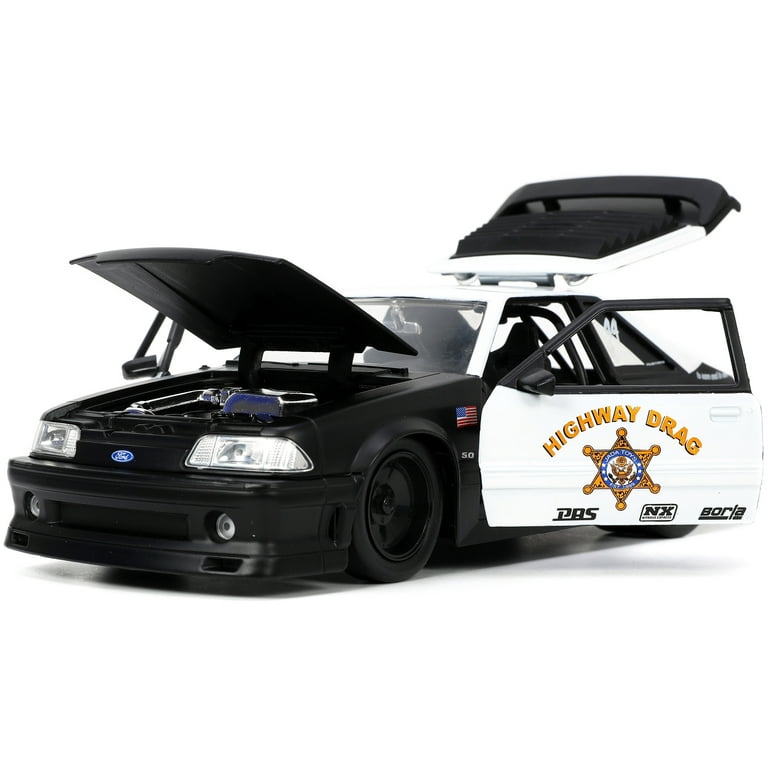 JADA TOYS 1989 Ford Mustang Gt Highway Drag Die Cast Car