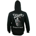 thumbnail image 2 of The Casualties Men's Written In Blood Zip-Up Hoodie Black M, 2 of 3