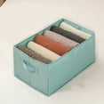 thumbnail image 7 of Clothes Drawer Organizer, Underwear Closet Divider, Cloth Storage Box, 6 Compartments, Sturdy With Cardboard Backing, Foldable, Suitable For Organizing Underwear Bras Scarves, 7 of 7