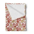 thumbnail image 2 of Dessert Soft Flannel Fleece Throw Blanket, Classic Style and Filled Heart Shaped Iced Glazed Donuts with Sprinkles Pattern, Cozy Plush for Indoor and Outdoor Use, 50" x 70", Multicolor, by Ambesonne, 2 of 5