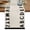 Beige, Brown, Cream, variant on White Letters Table Runner 72 Inches Long, Modern Minimalist Style Sky Grey Cotton Linen Table Runners Dresser Scarves, Decorative Fabric Tabletop Scarf Furniture Cover for Home Dinner Party 13"x72"