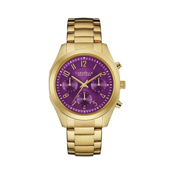 Bulova Caravelle Women's Purple Dial Quartz Watch 44L200