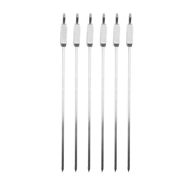 Brochetas para barbacoa ANGGREK 6 uds barbacoa larga parrilla deslizante cocina Otros