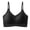 Black., variant on Wireless Bras for Women,Seamless Thin Straps Full Cover Push Up Breathable Smoothing Invisible T-shirt Bras
