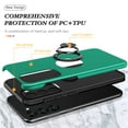 thumbnail image 7 of JTCASES for Samsung Galaxy A24 Case, Car Mount Bracket 2-layer Hybird Shockproof PC TPU Anti-fall Slim Fit Lightweight Magnetic Cover for Samsung Galaxy A24（6.5" 2023) - Darkgreen, 7 of 7
