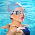 thumbnail image 2 of Grandes Lunettes de Natation Anti-Buée pour Adultes avec Grand Équipement de Natation, Joint en Silicone et Matériel Rigide Inclus, 2 of 4
