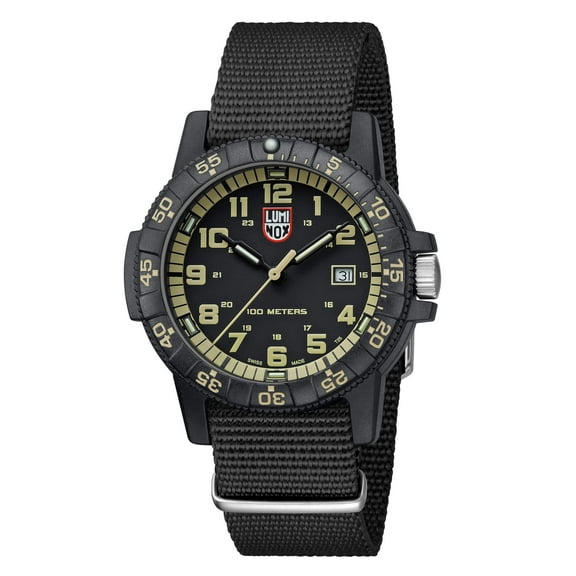 Luminox Leatherback Sea Turtle Giant Watches, Black/Green/Black, 44 mm, 333