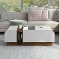 thumbnail image 3 of Furniture of America Eadgar Storage Coffee Table, White, 3 of 10