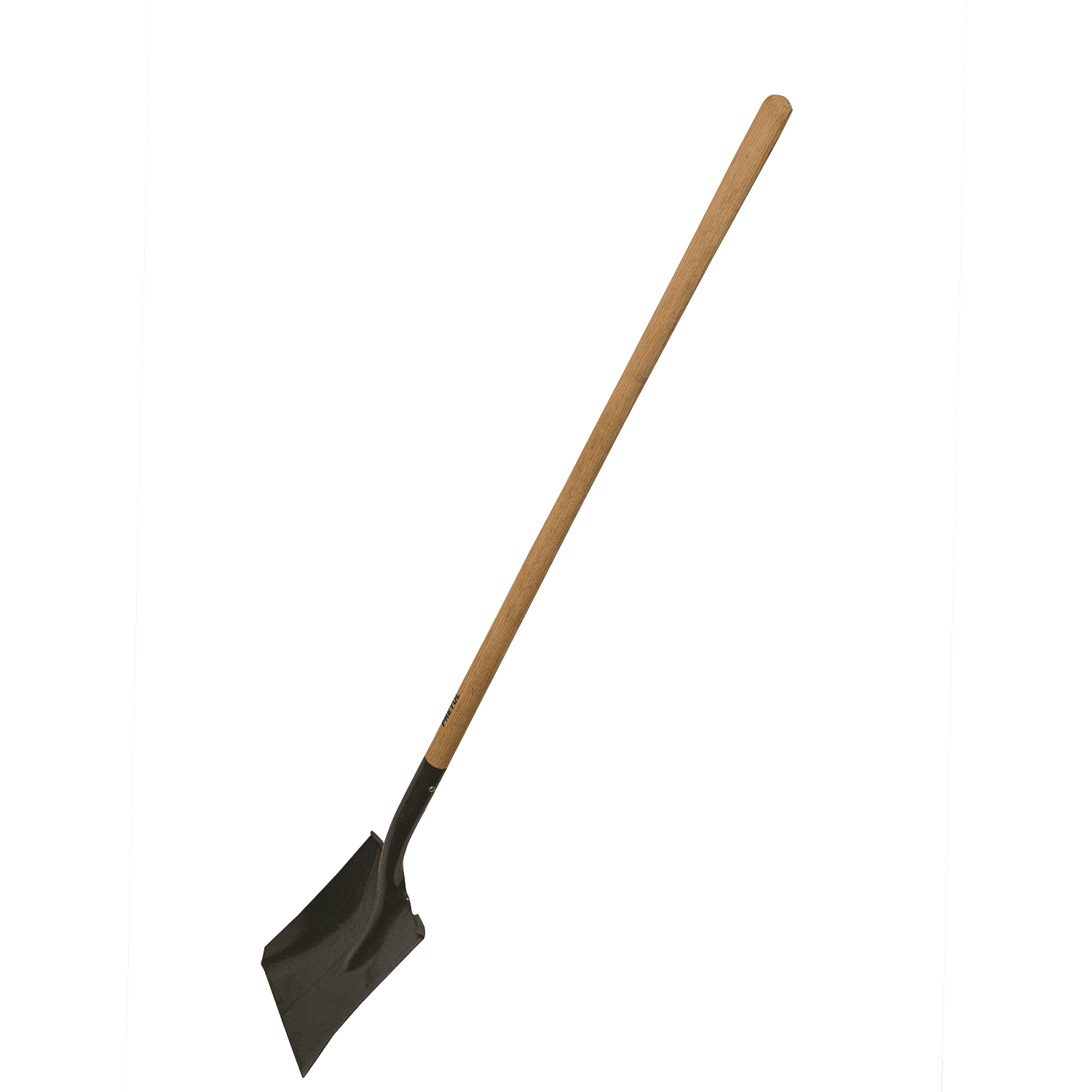 "Pretul PCD-L - 44", Long Wood Handle Square Point Shovel