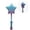 Blue, variant on 3D Printed Extendable Wand Tap-to-Pay Contactless Card Holder Star Wand for Kids 14–18 Inch Lightweight Gradient Colors Magical Checkout Experience Makeup Organizer
