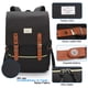 thumbnail image 5 of Mochila Modoker Vintage para portátil de 15,6 pulgadas con puerto de carga USB, 5 of 8