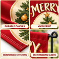 thumbnail image 5 of Purgmipth Merry Christmas Garden Flag, Double-Sided Christmas Tree Pumpkin House Flag for Porch Yard Outdoor Holiday Decor, 28 x 40 Inch, 5 of 7