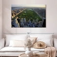 thumbnail image 2 of Elephant Stock Central Park Wall Art - Horizontal Canvas Wall Art - Living Room Wall Decor - Places Canvas - Gray And Blue Decor - 48" x 32", 2 of 8