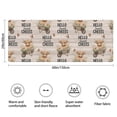thumbnail image 3 of Beige Highland Cow Flower Cart Pattern Bathroom Rugs Mat,Non Slip Microfiber Bathroom Rug,Rubber Backing,Soft Bathroom Mats for Bathroom Floor,Tub and Shower,60x24in(150x60cm), 3 of 5