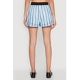 thumbnail image 4 of Womens Contrast Trim Striped Crochet Shorts, 4 of 4