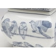 thumbnail image 2 of Zeckos AA Importing 59835 Square Blue And White Planter, 2 of 3