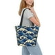 thumbnail image 2 of Disketp Japanese Water Wave for Women’s Casual Shoulder Tote Bag Cross-body Handbags for Shopping, Travel and Daily Use, 2 of 6