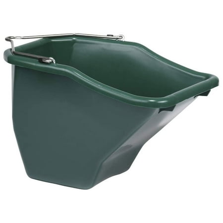 UPC: 0085765010211 | Little Giant 10-Quart Durable Plastic Flat Back Livestock Feed Bucket  Green