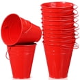 thumbnail image 1 of Paquete de 12 cubos de metal Sandnyy galvanizados, 11,4 x 12,7 x 6,5 cm, 1 of 6
