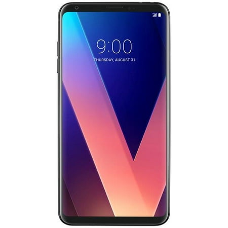 LG V30+ 128GB Unlocked GSM 4G LTE Android Phone - Aurora Black
