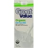 Great Value Organic Fat-Free Milk, Half Gallon