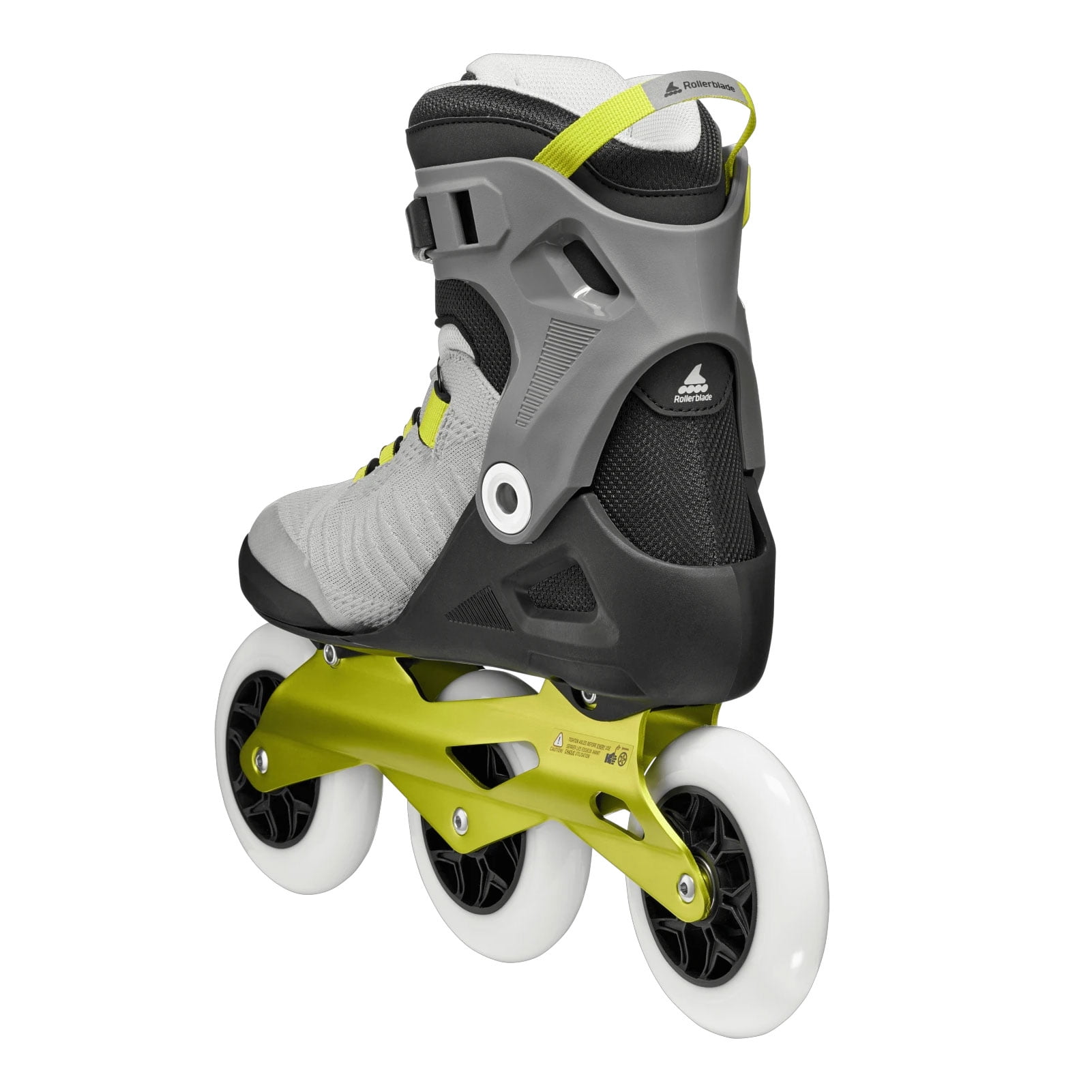 ROLLERBLADE Men's Macroblade 110 BOA Black/Gray/Lime Inline Skates, Size: 9/9.5