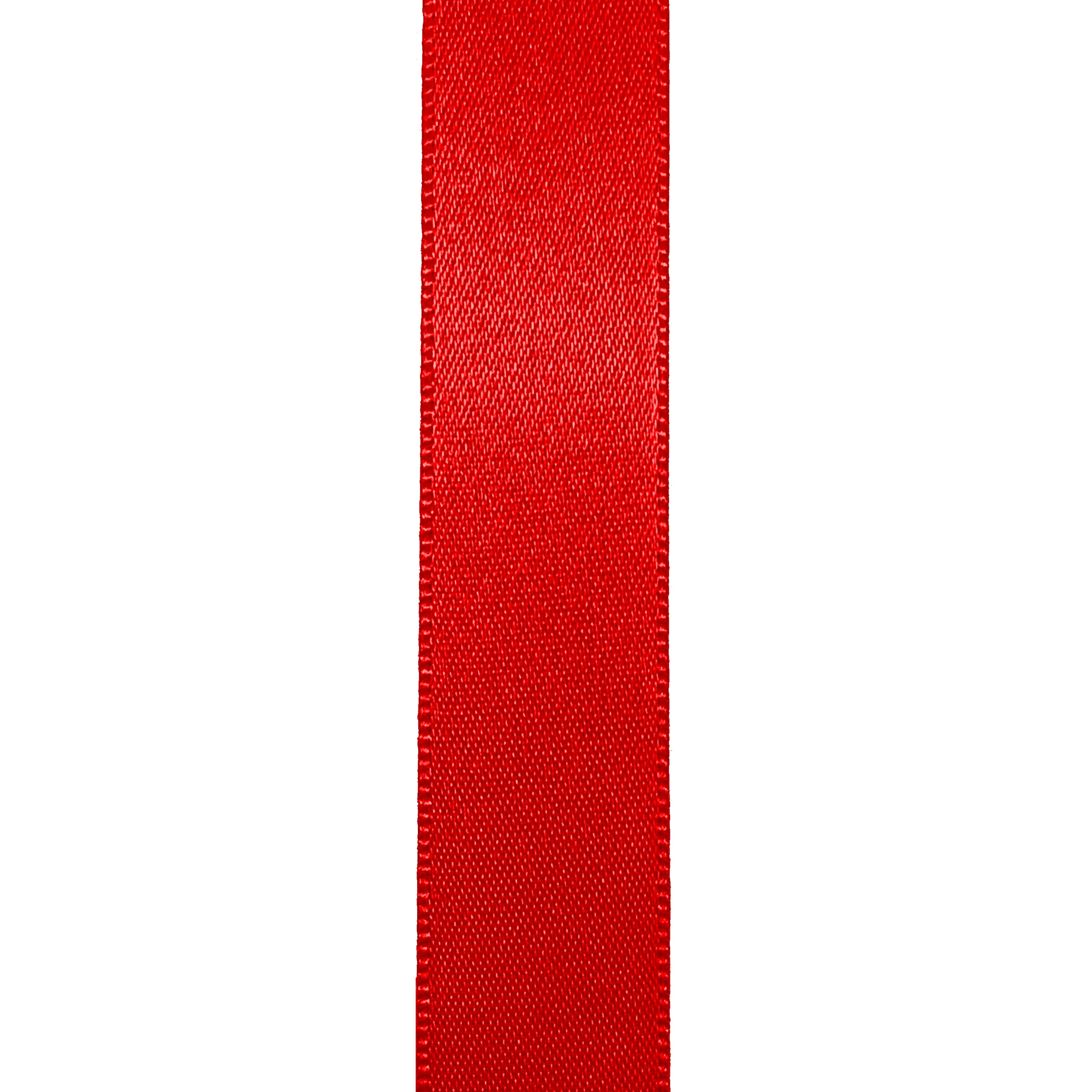 Red Double Faced Satin Ribbon for Crafts, 5/8" x 100 Yards by Gwen Studios