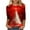 Multicolor, variant on Christmas Tops for Women Plus Size Tops 4X-5X Boho Dressy 3/4 Sleeve Shirts Office Long Sleeve Blouses 2025
