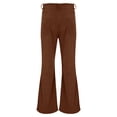 thumbnail image 6 of Mens Jogging Pants Men's Corduroy Vintage Bell Bottom Pants 70s,Disco Stretchy Flared Pants Fit 60s 70s Outfits for Men,Mens Bell Bottom Jeans, 6 of 9