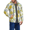 thumbnail image 3 of Zip Up Hoodies for Men - Cute Delicious Pineapple Long Sleeve Comfrt Men'S Fashion Hoodies & Sweatshirts, Jackets for Men Hoodies Pullover Clothing Clothes with Pouch, 3 of 5