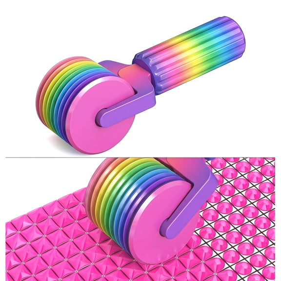 2 Pack Diamond Painting Roller Tool, Detachable Diamond Art Roller for Straightening & Pressing Drills, for Square/Round Drill Canvas Kits, Essential Craft Tool for Rhinestone Embroidery