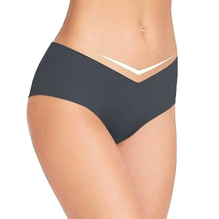 Yuhangmm Women s Panties Women Solid Ice Silk Underwear Low Waist Briefs Pure Breathable Quick Drying Sexy Briefs Underwear Women Briefs