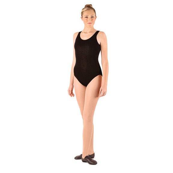 DanzNmotion by Danshuz Women's Tank Leotard XL BLACK