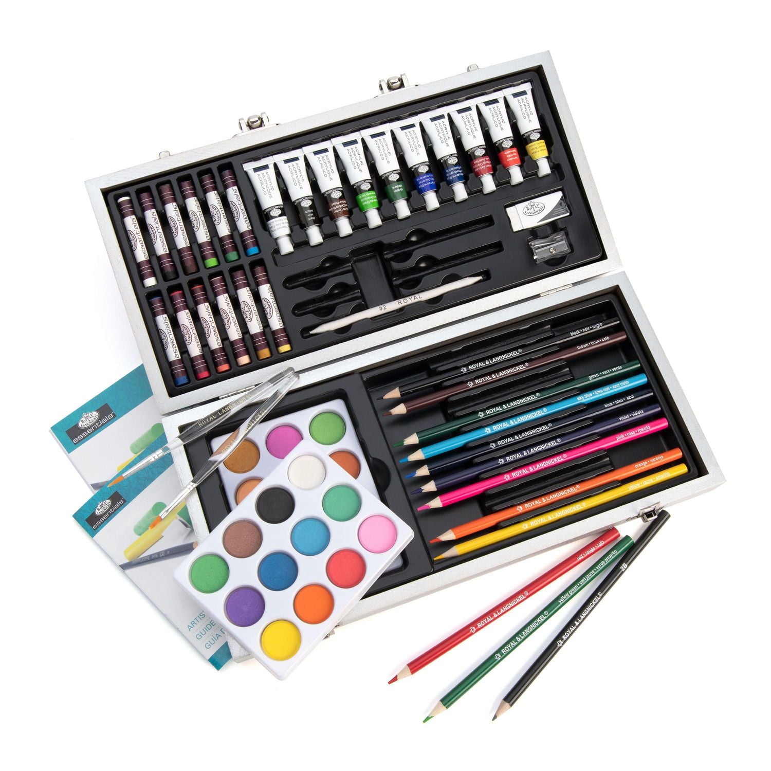 Royal & Langnickel Essentials Mixed Media Beginners Art Set, 85pc