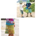 thumbnail image 7 of Christmas Saving Clearance! Sruiluo Mesh Beach Bag Children's Tote Bag Foldable Toy Storage Bag Small Messenger Bag Kids Shell Collecting Bag Market Grocery Picnic Tote, Green A, 7 of 7