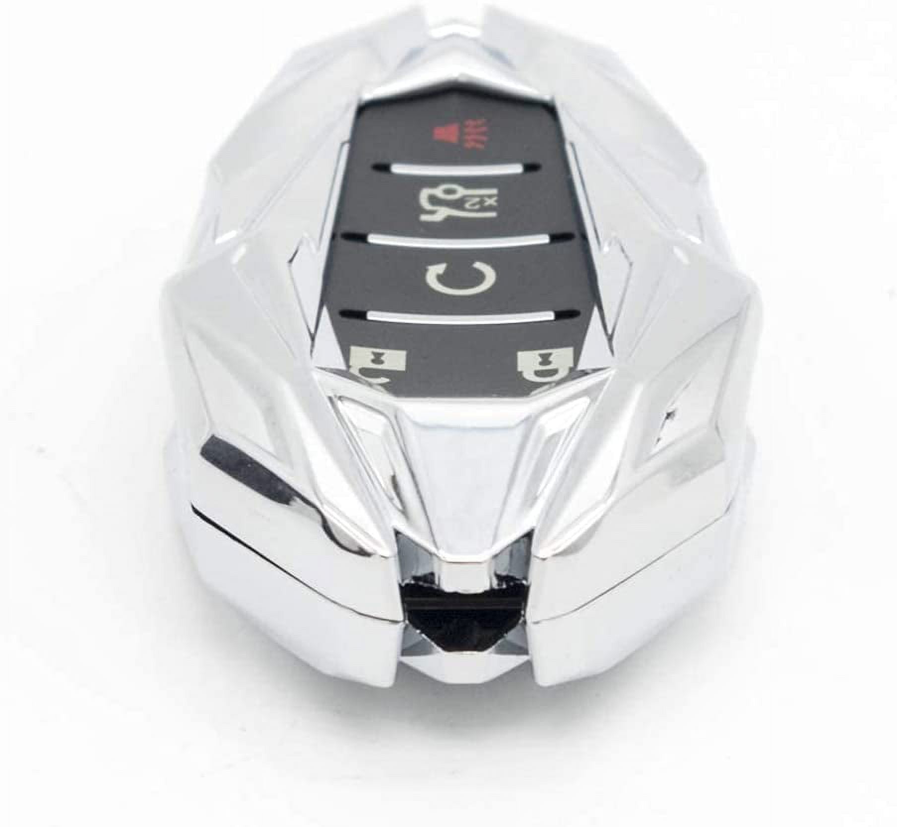 Car Key Fob Cover Case for Chevy Protector with Keychain Compatible with 2016-2020 Chevrolet Malibu Camaro Cruze Blazer Equinox Traverse Spark Sonic Impala Trax Bolt