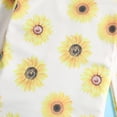 thumbnail image 2 of Eltusu Girls One-Piece Swimsuit, Printed Long Sleeve Crew Neck Quick Dry Rashguard Suit Yellow Size 6-9 Months, 2 of 7